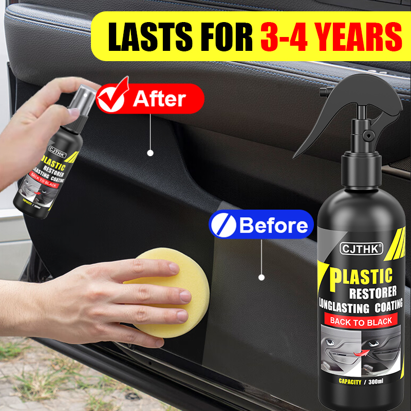 Leather Cleaner Interior - Pemulih Plastik Mobil Kembali Menjadi Hitam